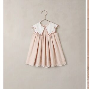 Girls' Pink Scallop Collar Dress Nora Lee size 6